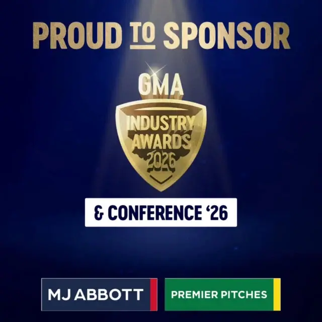 We are extremely pround to be sponsoring @wearethegma awards and conference 2026 alongside @mj.abbott.ltd  Tomorrow is going to be a great day and awards evening. #sportsturf 
#groundcare